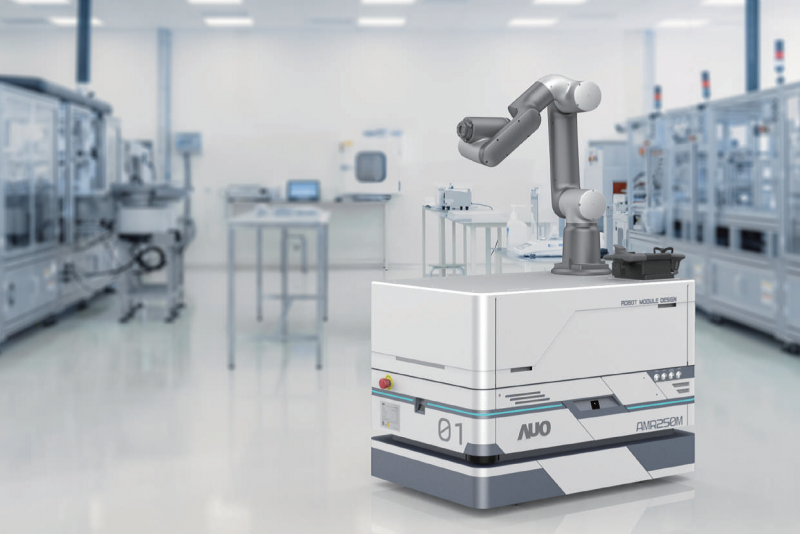 德扑之星整合AI人工智慧、IoT物聯網與Cloud雲端平台服務，開發模組化AMR 250M自主移動機器人，滿足多元自動化生產需求，在智慧工廠中扮演著串接和搬運的角色